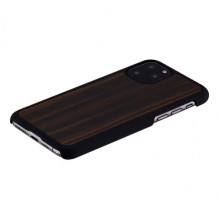 MAN&amp;WOOD išmaniojo telefono dėklas iPhone 11 Pro juodmedžio juodas