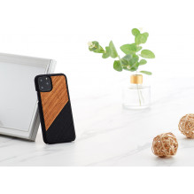 MAN&amp;WOOD SmartPhone dėklas iPhone 11 Pro vakarų juodas