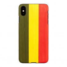 MAN&amp;WOOD išmaniojo telefono dėklas iPhone XS Max reggae juodas