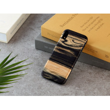MAN&amp;WOOD SmartPhone case iPhone XR white ebony black