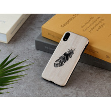 MAN&amp;WOOD SmartPhone case iPhone XR indian black