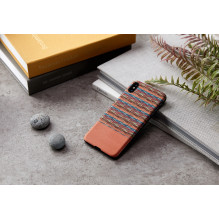 MAN&amp;WOOD SmartPhone case iPhone XS Max browny check black
