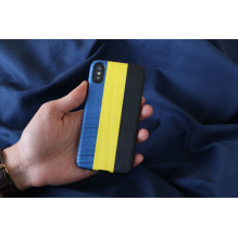 MAN&amp;WOOD išmaniojo telefono dėklas iPhone X / XS dandy blue black