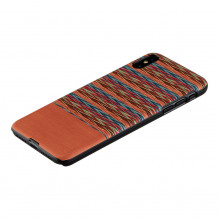 MAN&amp;WOOD SmartPhone case iPhone X / XS browny check black