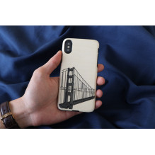 MAN&amp;WOOD SmartPhone case iPhone X / XS hand bridge black