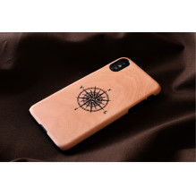 MAN&amp;WOOD SmartPhone case iPhone X / XS compass black