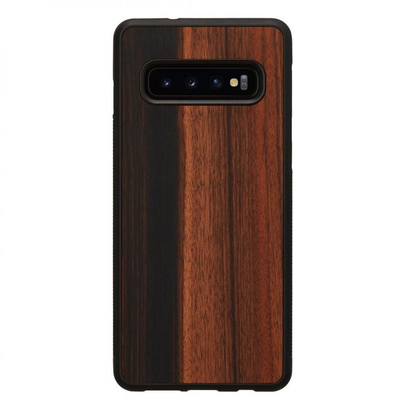 MAN&amp;WOOD SmartPhone case Galaxy S10 ebony black