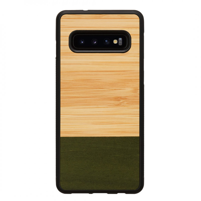 MAN&amp;WOOD SmartPhone case Galaxy S10 bamboo forest black