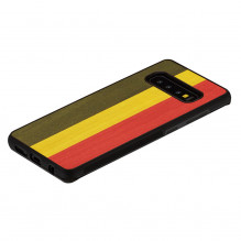 MAN&amp;WOOD išmaniojo telefono dėklas Galaxy S10 reggae juodas