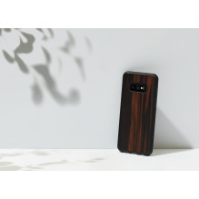 MAN&amp;WOOD išmaniojo telefono dėklas Galaxy S10e juodmedžio juodas