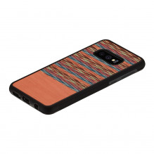 MAN&amp;WOOD SmartPhone case Galaxy S10e browny check black