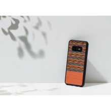 MAN&amp;WOOD išmaniojo telefono dėklas Galaxy S10e rudai juodas