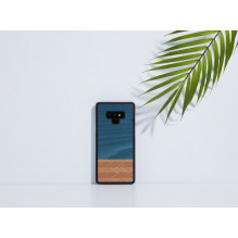 MAN&amp;WOOD išmaniojo telefono dėklas Galaxy Note 9 džinsinis juodas
