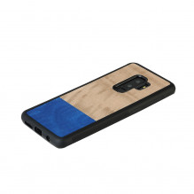 MAN&amp;WOOD išmaniojo telefono dėklas Galaxy S9 Plus dove juodas