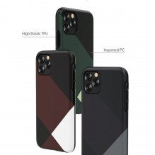 Devia Simple stiliaus tinklelio dėklas iPhone 11 Pro raudonas