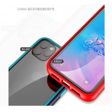 Comma Joy elegantiškas apsaugos nuo smūgio dėklas iPhone 11 Pro raudonas
