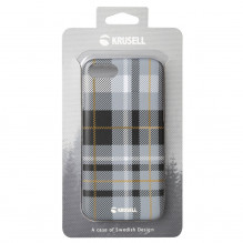 Krusell Limited Cover Apple iPhone 8 / 7 plaid dark grey