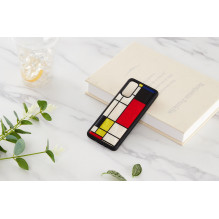 iKins case for Samsung Galaxy S20 mondrian black