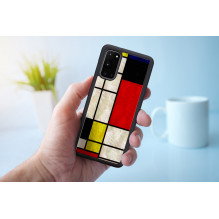 iKins case for Samsung Galaxy S20 mondrian black