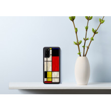 iKins case for Samsung Galaxy S20 mondrian black