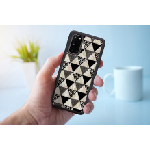 iKins case for Samsung Galaxy S20 pyramid black