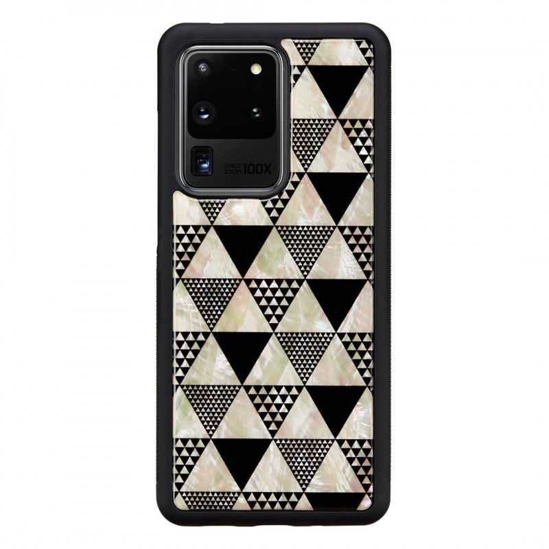 iKins case for Samsung Galaxy S20 Ultra pyramid black