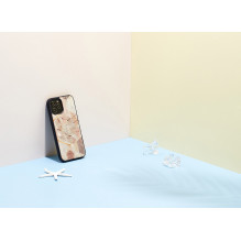 iKins case for Apple iPhone 12 / 12 Pro pink marble