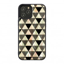 iKins case for Apple iPhone 12 Pro Max pyramid black