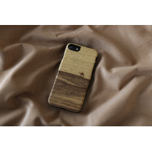 MAN&amp;WOOD case for iPhone 7 / 8 terra black