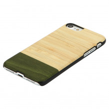 MAN&amp;WOOD dėklas iPhone 7 / 8 bambuko miško juodas