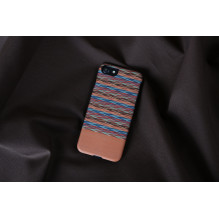 MAN&amp;WOOD case for iPhone 7 / 8 browny check black