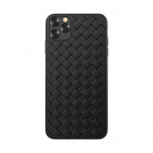 „Devia Woven Pattern Design“ minkštas dėklas iPhone 11 Pro juodas