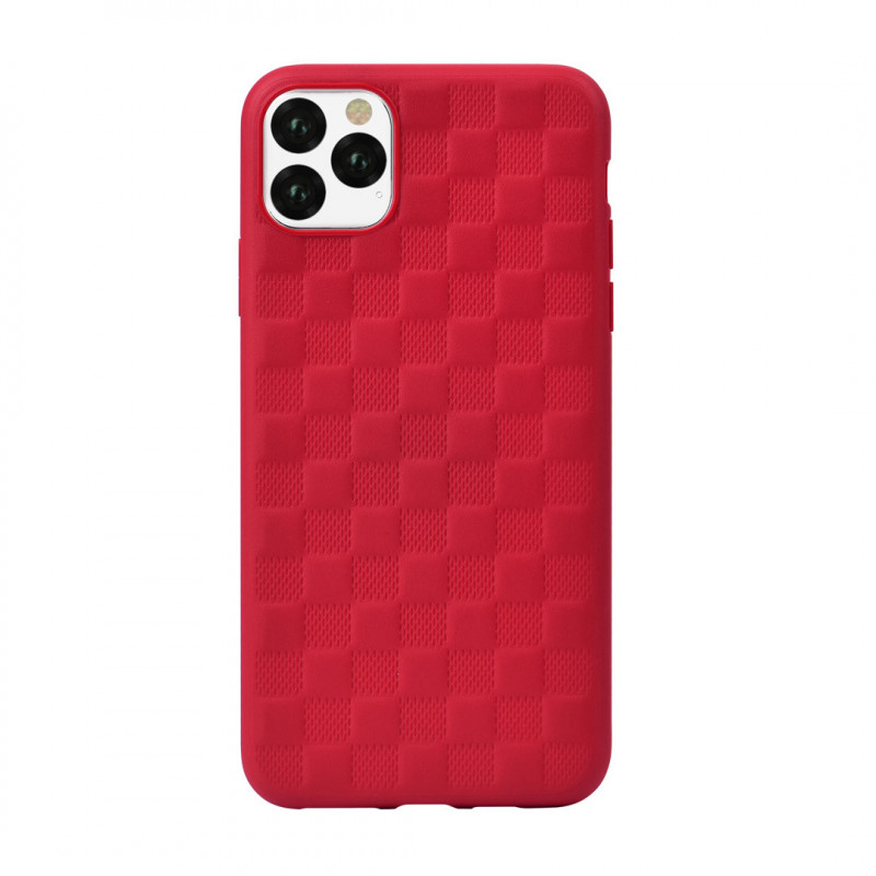 Devia Woven2 Pattern Design Soft Case iPhone 11 Pro red