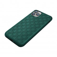 Devia Woven2 Pattern Design minkštas dėklas iPhone 11 Pro žalias