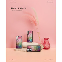 iKins case for Samsung Galaxy S21+ water flower black