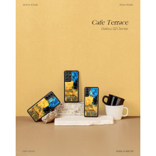 iKins case for Samsung Galaxy S21+ cafe terrace black