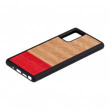 MAN&amp;WOOD case for Galaxy Note 20 herringbone azalea black