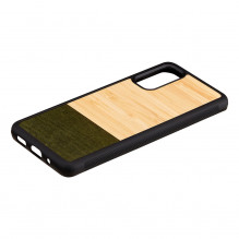 MAN&amp;WOOD case for Galaxy S20 bamboo forest black