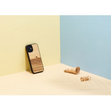 MAN&amp;WOOD dėklas iPhone 12 mini terra juodas
