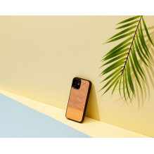 MAN&amp;WOOD dėklas iPhone 12 mini silkės arancia juodas