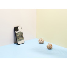 MAN&amp;WOOD dėklas, skirtas iPhone 12 Pro Max baltas bulius