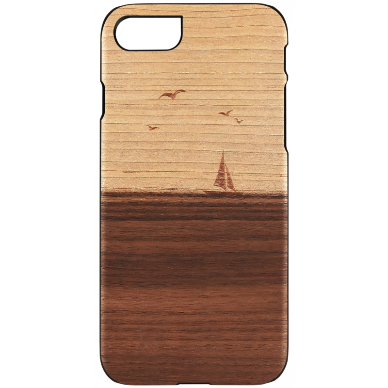 MAN&amp;WOOD case for iPhone 7 / 8 mare black