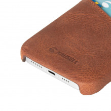Krusell Sunne CardCover Apple iPhone 12 mini senovinis konjakas (62154)