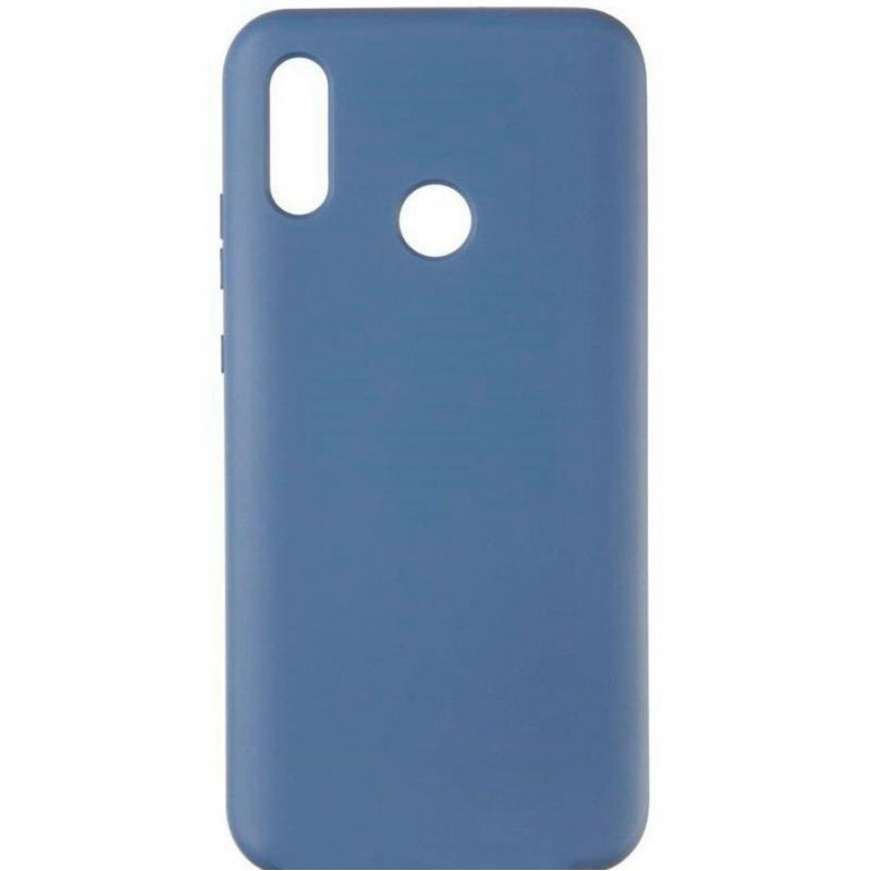 „Huawei Y6 2019 Soft Touch Silicone Blue“.