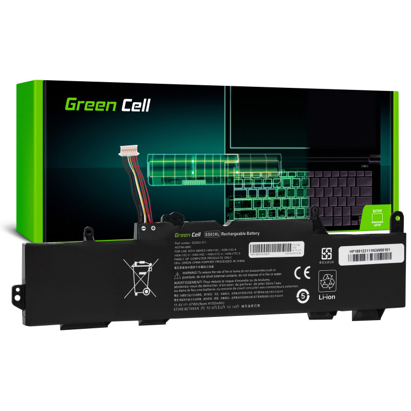Bateria Green Cell SS03XL arba HP EliteBook 735 G5 G6 745 G5 G6 830 G5 G6 836 G5 840 G5 G6 846 G5 G6