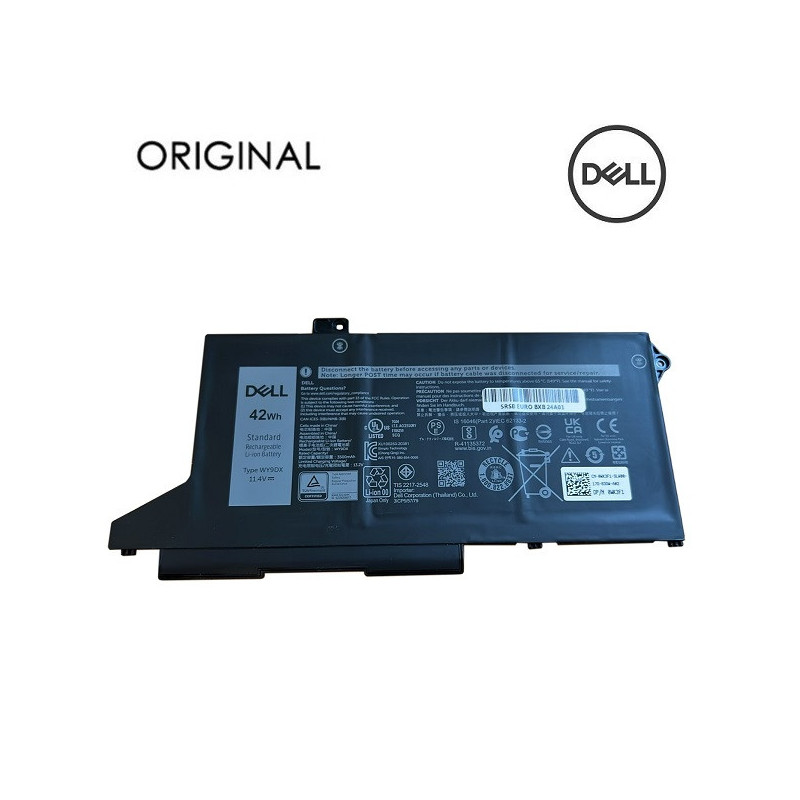 Notebook Battery DELL WY9DX, 42Wh, Original