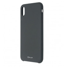 Tellur Cover Liquide Silicone for iPhone XS MAX black