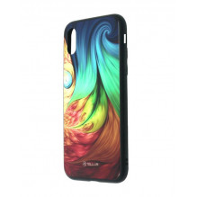 Tellur Cover Glass print for iPhone XR mesmeric