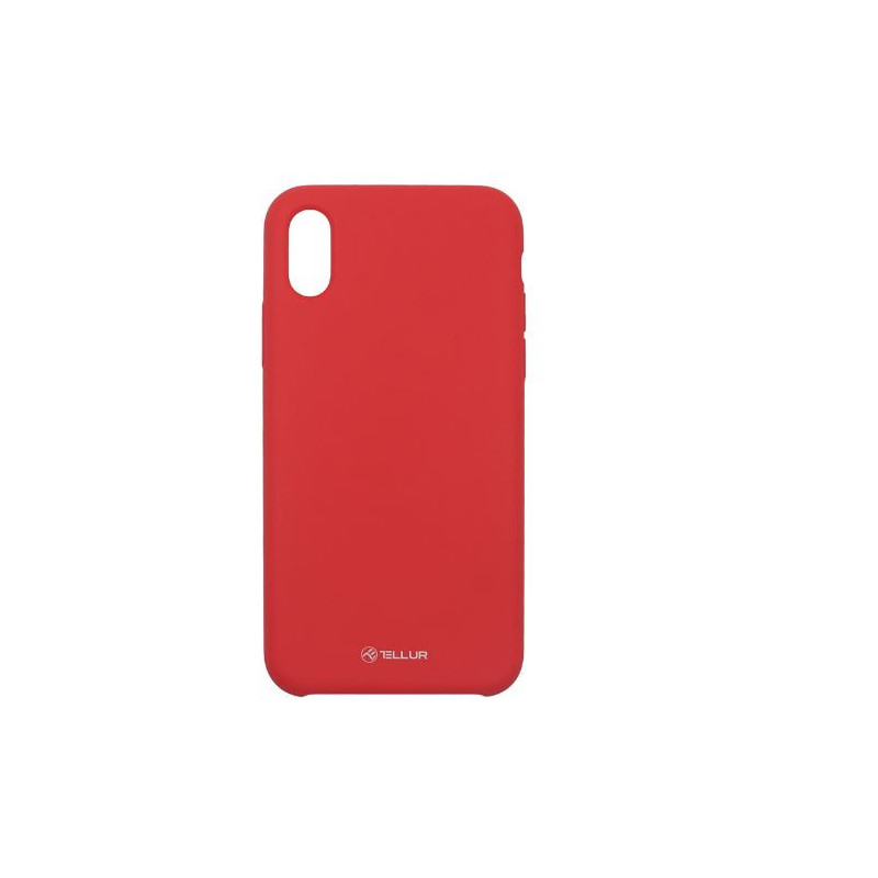 Tellur Cover Liquide Silicone for iPhone XS red