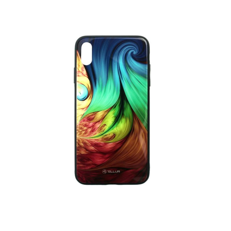 Tellur Cover Glass print for iPhone XS MAX mesmeric